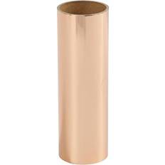 Pink Paper Creotime Deco Foil, W: 15,5 cm, thickness 0,02 mm, rose gold, 50 cm/ 1 roll