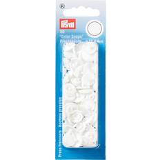 Trykknapper Prym Snap Fasteners Color snaps White 12,4 mm