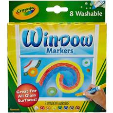 Markers washable Crayola Washable Window Markers 8-pack