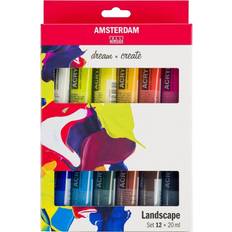 Vesipohjainen Akryylimaalit Royal Talens Amsterdam Set of Acrylic Paints 12x20 ml Landscape