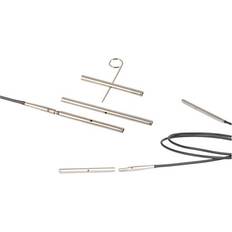 Aiguilles à Tricoter Knitpro Symfonie Replaceable Knitting Cables for Wooden Needles, Metal, silver, Seilverbinder