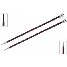 Aluminium Stickor Knitpro Zing Stickor Jumperstickor Aluminium 40cm 12,00mm 15.7in U