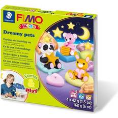 Keltainen Polymerisavit Staedtler Fimo Kids Formamp Play 4 x 42g