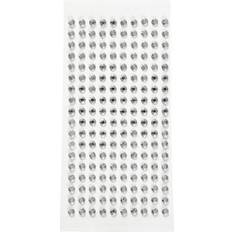 Vivi Gade Rhinestones, D: 5 mm, silver, 144 pc/ 1 pack