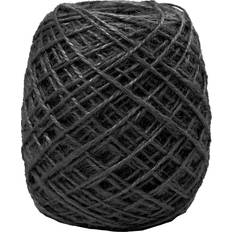 Colortime Naturhamp sort snor tykkelse 1-2 mm 150 meter