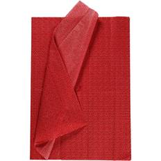 Røde Silke- & kreppapir Creotime Tissue Paper, 50x70 cm, 17 g, red, 6 sheet/ 1 pack