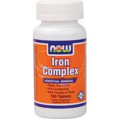Now Foods NOW Iron Complex 100 Tablets 100 st