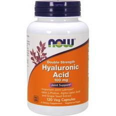 NOW Foods Hyaluronic Acid, 100mg Double Strength 120 vcaps