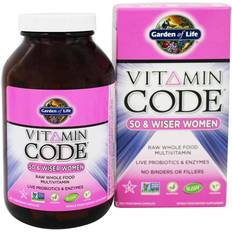 Garden of Life Vitamin Code 50 and Wiser Women 240 Capsules