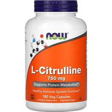 L citrulline NOW L-Citrulline 750mg/180 Capsules Cardiovascular Health 180 st