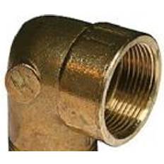 Ezze vinkel 1.1/2'' muffe/nippel. Messing