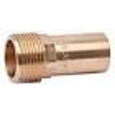 Sanha kobber Cu press overgang 1/2'' x 15 mm med udvendigt gevind og glat ende
