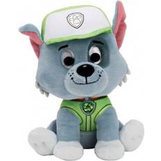 Nickelodeon mjuk leksak Paw Patrol Rocky 15 cm plysch grön/grå