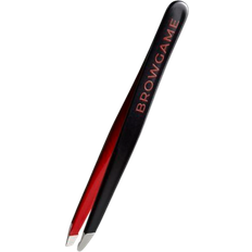 Browgame Cosmetics Browgame Cosmetics Signature Slanted Tweezer Red