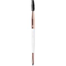 Brushworks Brushworks White and Gold Brow Duo Brush