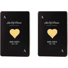 ACE 2-pakning Of Hearts Natural Haircare Hard Paste Black 100ml