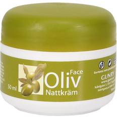 Nattkrämer - Svanenmärkt Ansiktskrämer Gunry Olive Night Cream 50ml