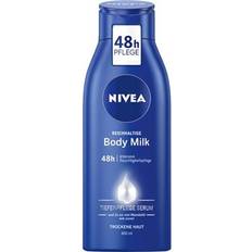 Nivea Body Lotions Nivea Rich Body Milk for 48h Moisturiser, Lotion with 3-in-1 Formula for Dry Skin with Deep Care Serum, Almond Oil and Vitamin E 400ml