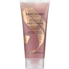 Sanctuary Spa white lily and damask rose body scrub 200ml