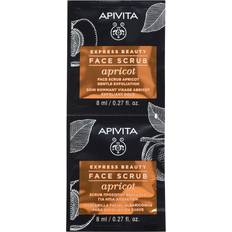 Apivita Hudvård Apivita Express Beauty Face Scrub for Gentle Exfoliation with Apricot 2X8 ml