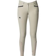 Beige - Ridsport Byxor Jacson Hedvig Knee Grip Riding Breeches Women