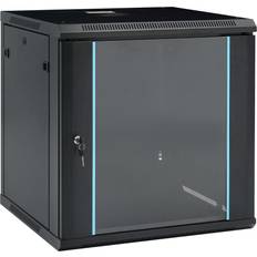 Seinäkiinnityskotelot vidaXL Seinäkiinnitettävä Verkkolaitekaappi 19" IP20 600x600x640mm