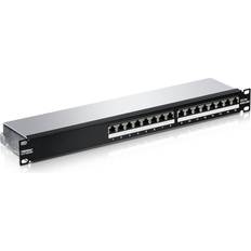 Patchpanel 16 port Trendnet TC-P16C6AS Patch-panel rackmontering RJ-45 X 16 1U