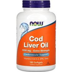 Now foods cod liver oil Now Foods Cod Liver Oil, 1000mg Extra Strength 180 softgels