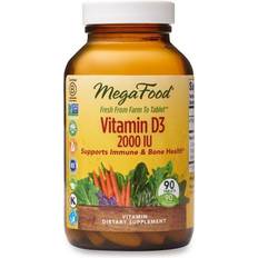Vitamin d3 2000 MegaFood MegaFood Vitamin D3 2000 IU 90 Tablets 90 stk