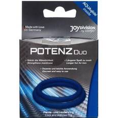 Blau Penisringe Potenzring Potenzduo S