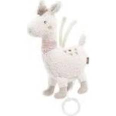 Dyr Spilledåser Fehn Mascot with music box Lama Maya 27 cm