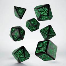 Q Workshop Call of Cthulhu Black & green Dice Set