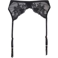 Elastane/Lycra/Spandex Garter Belts Bluebella Marseille Lace Suspender Belt - Black