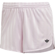 adidas Striped Shorts - Clear Pink