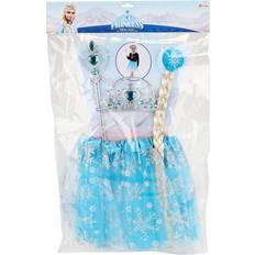 Toi Toys Ice Princess Costume for Children with Fairy Pole Crown Skirt and Hairstyle