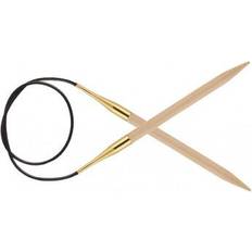 Fils et Fournitures de Couture Knitpro 60 cm x 9 mm Basix Fixed Circular Needles, Birch