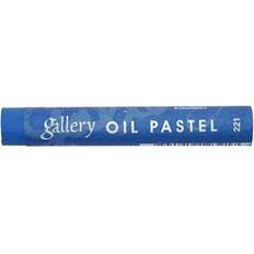 Creativ Company Gallery oliepastel premium, L: 7 cm, tykkelse 11 mm, kobolt blå (221) 6 stk. 1 pk
