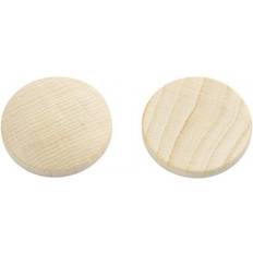 Creativ Company Boutons En Bois De Bonne Qualité Avec Dessus Arrondi Et Fond Plat Réf 56651