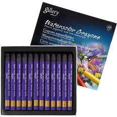 Lilla Kridt Creativ Company Gallery Akvarel, L: 9,3 cm, violet (320) 12 stk. 1 pk