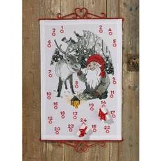Permin Broderikit Kalender Nissens ren