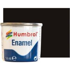 Zwart Emaille Verf Humbrol 85 Coal Black Satin Enamel Paint 14ml