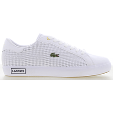 Lacoste Herr Sneakers Lacoste Powercourt Perforated M - White/Gold
