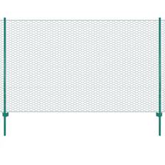 PVC Gitterzäune vidaXL Wire Mesh Fence with Posts