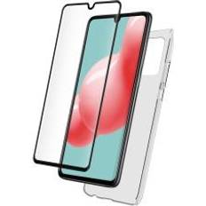 Bigben Protection Pack Coque de protection pour téléphone portable polyuréthanne thermoplastique (TPU) transparent avec Protecteur d'écran en verre