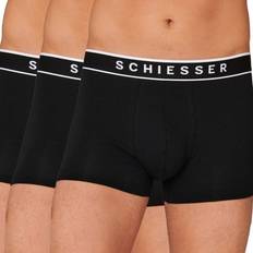 Schiesser Ondergoed Schiesser Boxershorts 3-Pack - Zwart