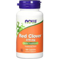 Rødkløver kapsler Now Foods Red Clover 375mg 100 stk