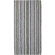 Striped Towels Cawö Lifestyle Stripe Guest Towel Grey (50x30cm)