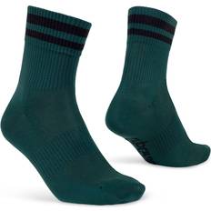 GripGrab Original Stripes Crew Socks Unisex - Green
