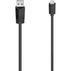 USB A-USB Micro-A - USB-Kabel Hama USB A - Micro USB A 2.0 0.8m