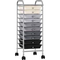 vidaXL Mobile Storage Carrello Tavolo 36.5x32cm